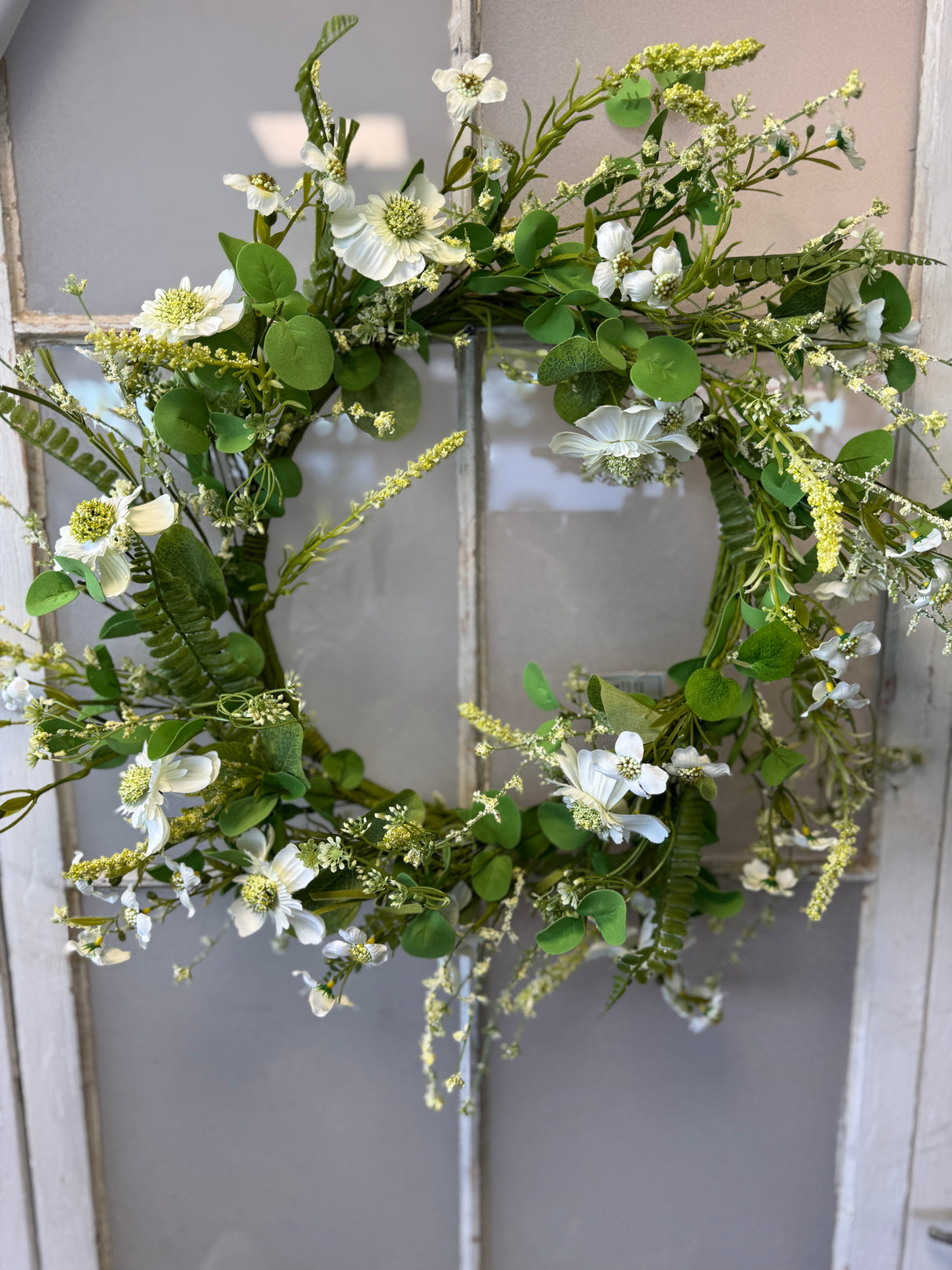 22" Summer Scabiosa Wreath