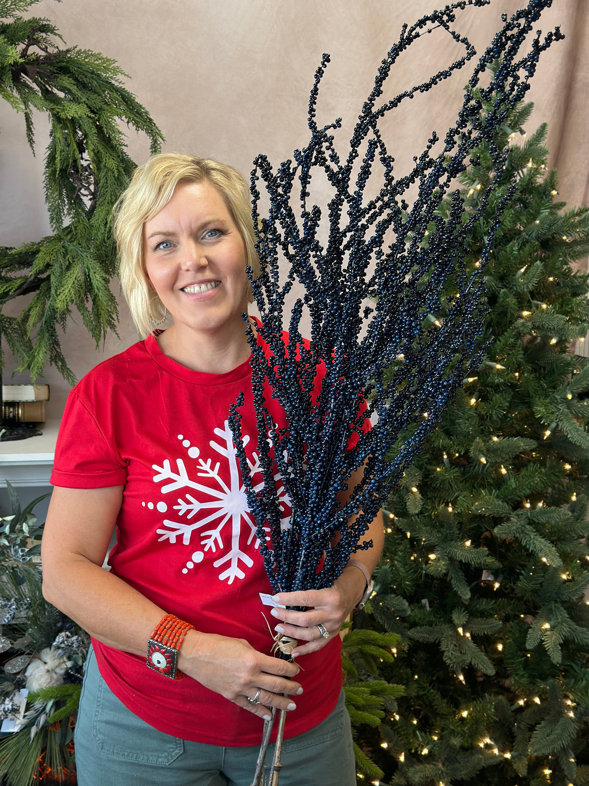 Jumbo Navy Twig Berry Bundle