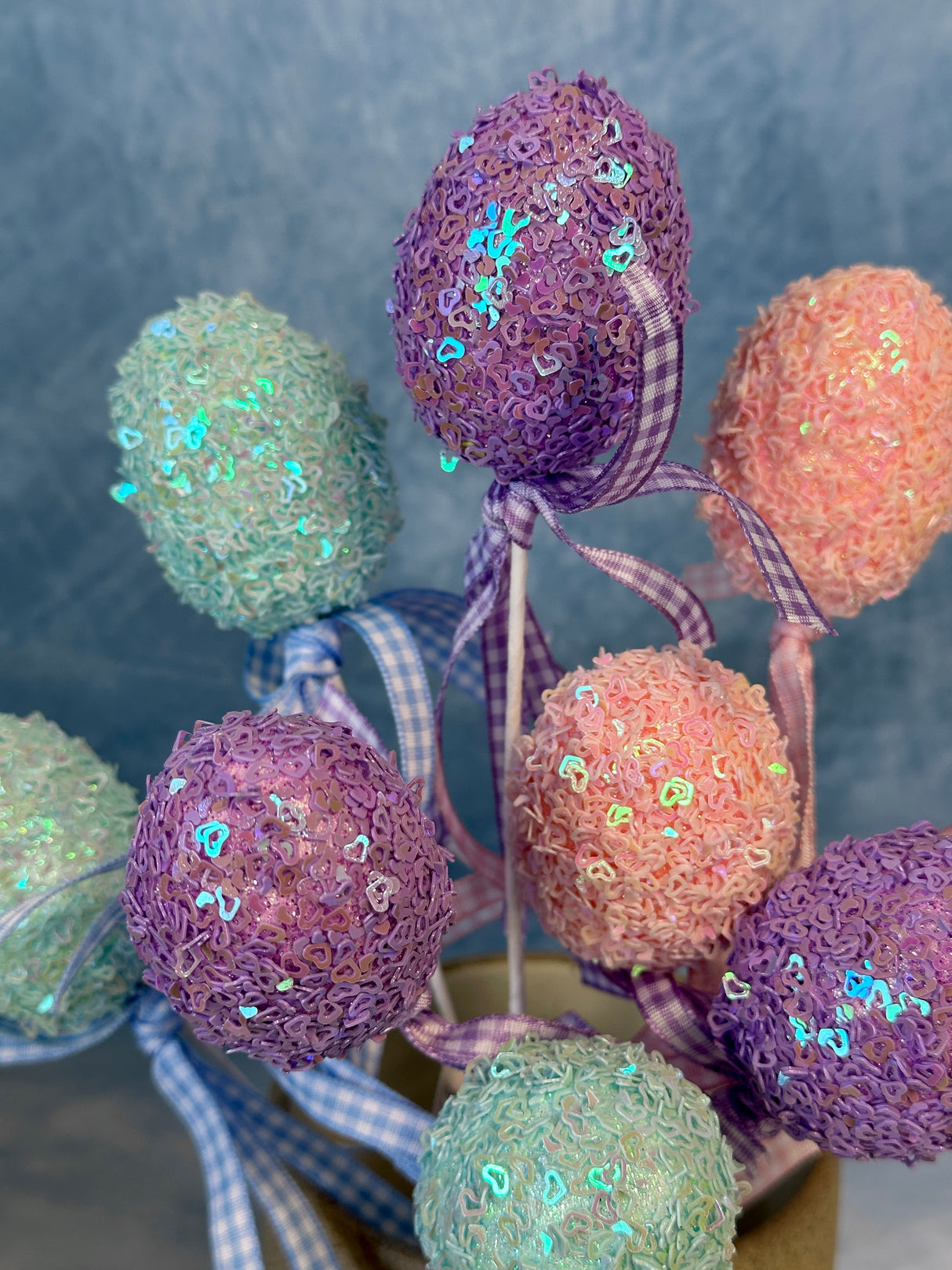 Glitter Egg Pick - 3 Colors