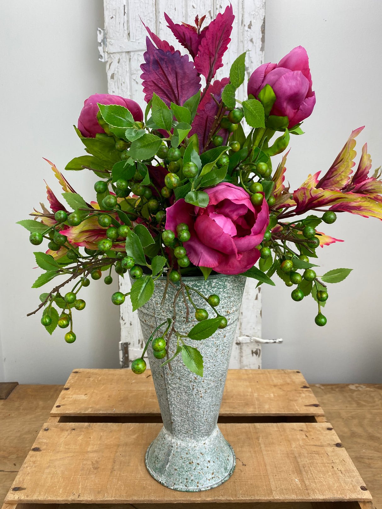 19" Pretty Peony Drop In