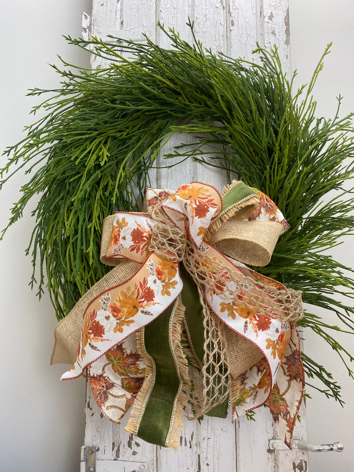 17" Touch of fall bow
