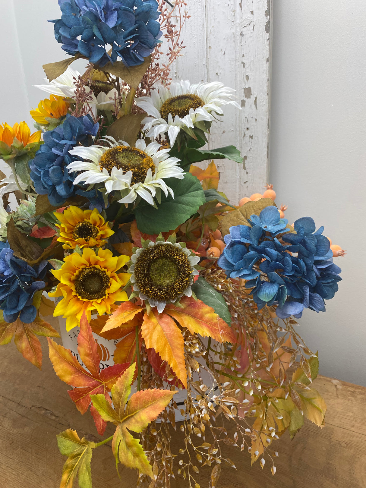35" Farm Fresh Autumn Porch Pot