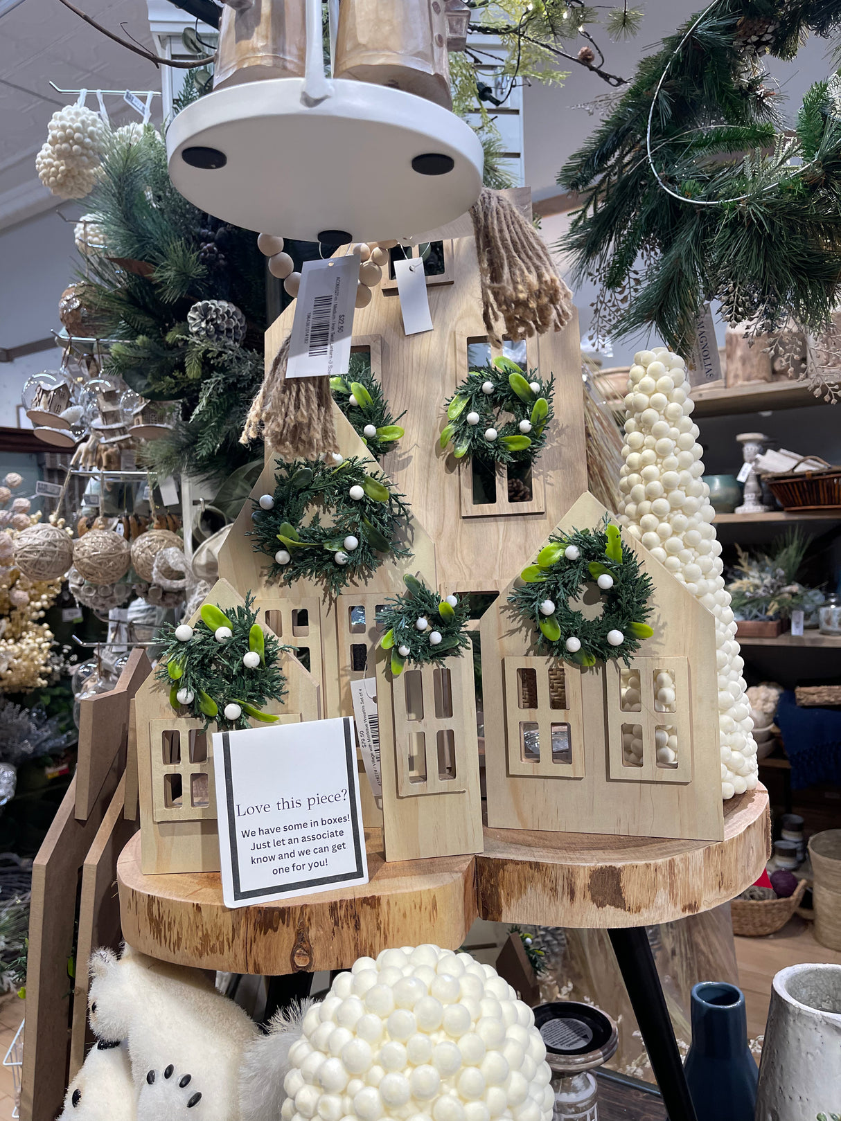 House with Mistletoe Wreaths