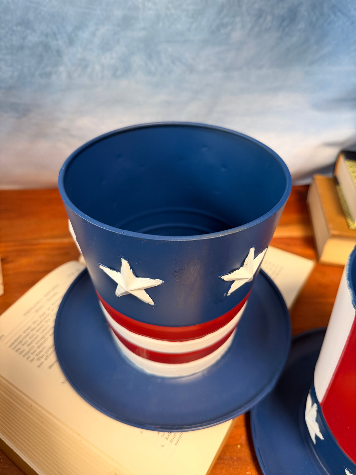 Patriotic Hat Planter - 2 Styles