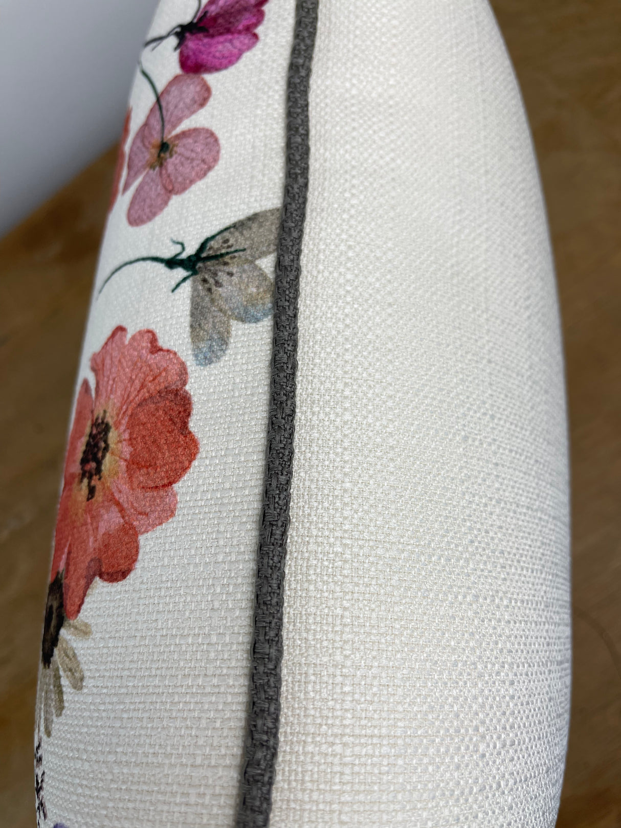 Dried Floral Joy Wreath Pillow