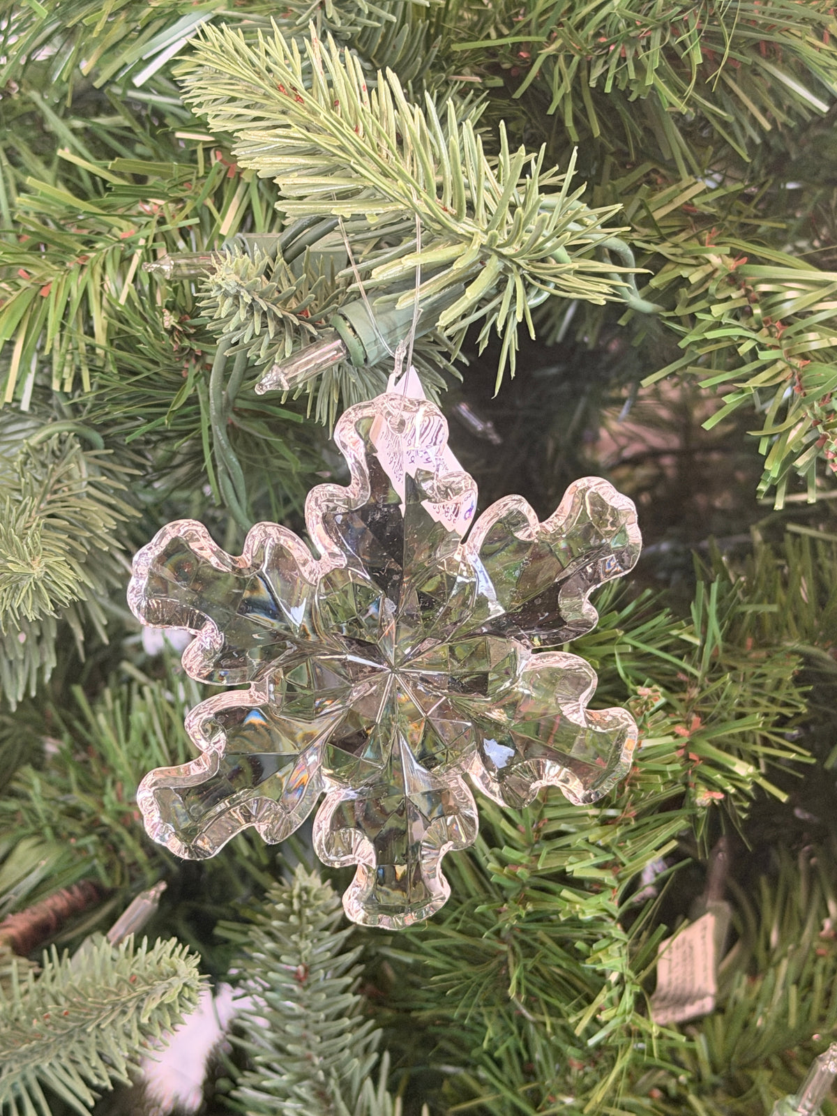 Acrylic Snowflake Ornament - 2 Styles