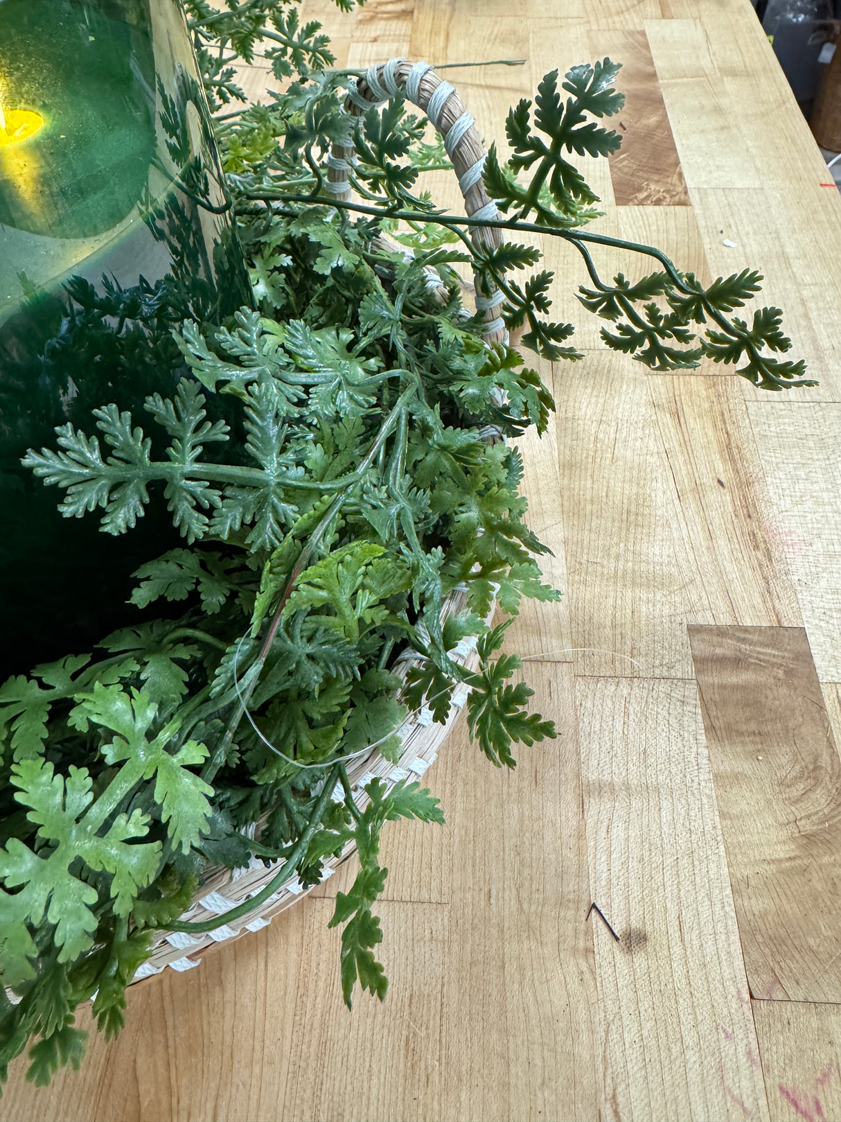 6' Featherfew Garland