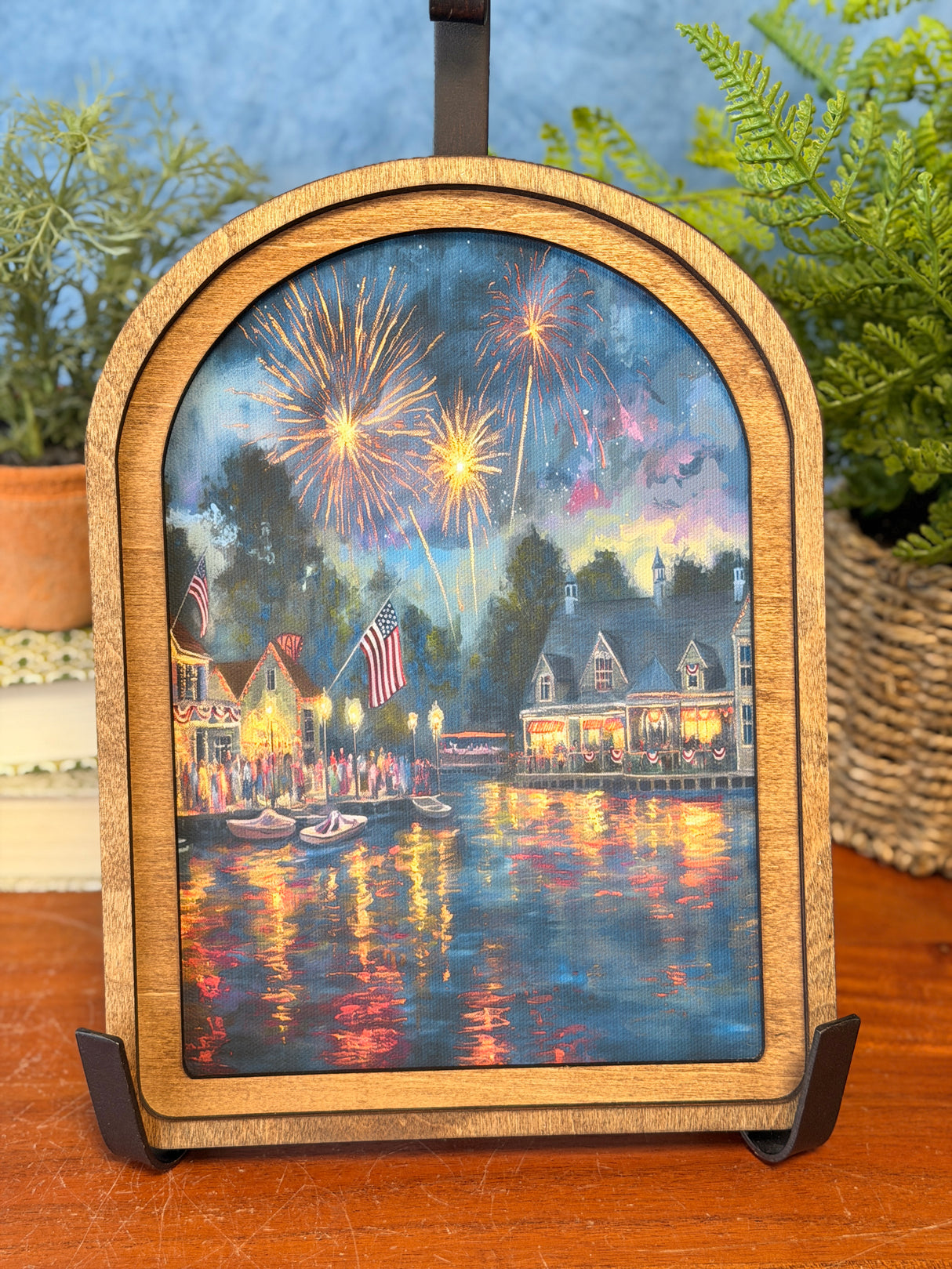 Arch Top 4th of July Framed Art