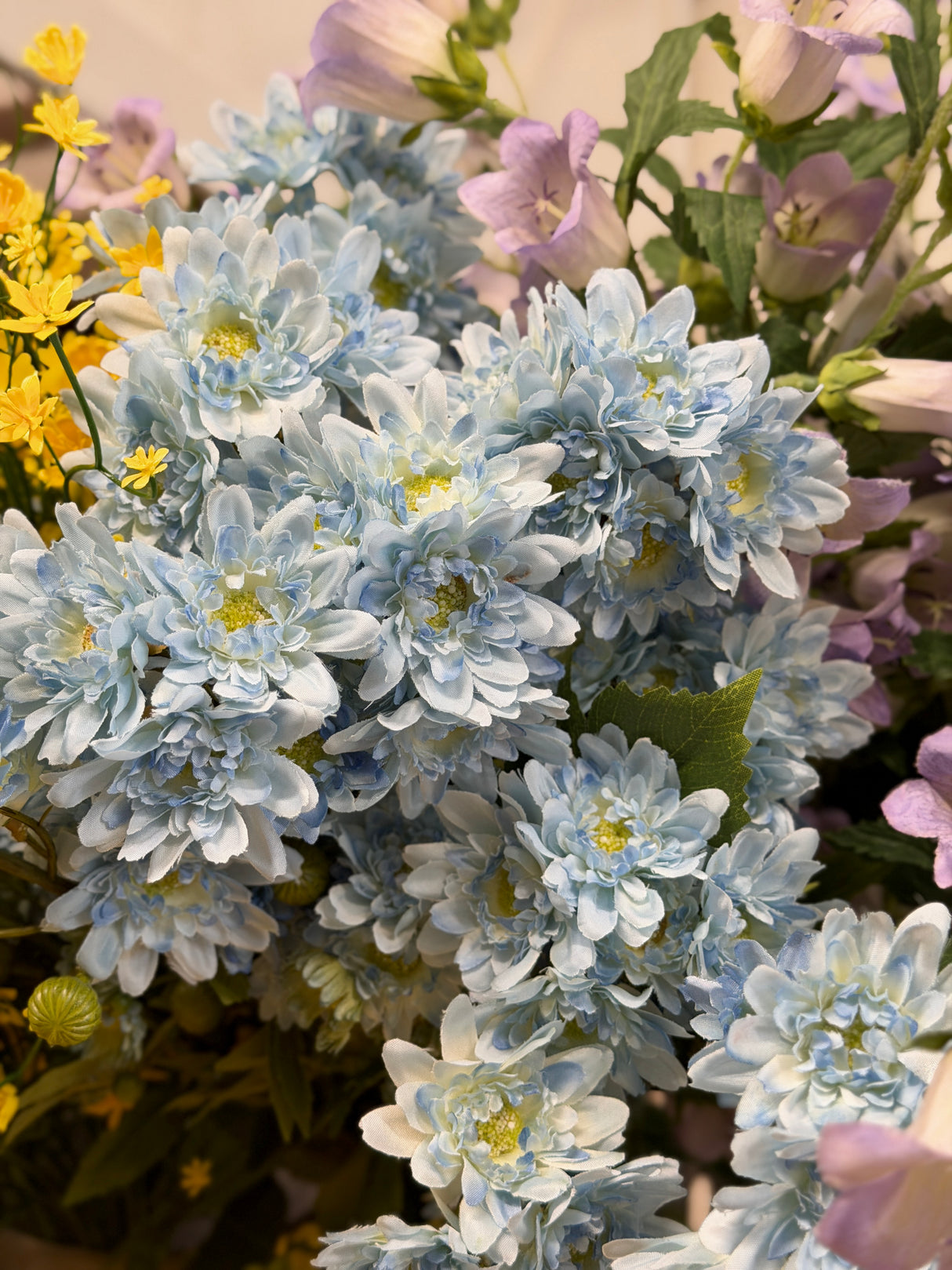 Blue Aster Daisy Spray