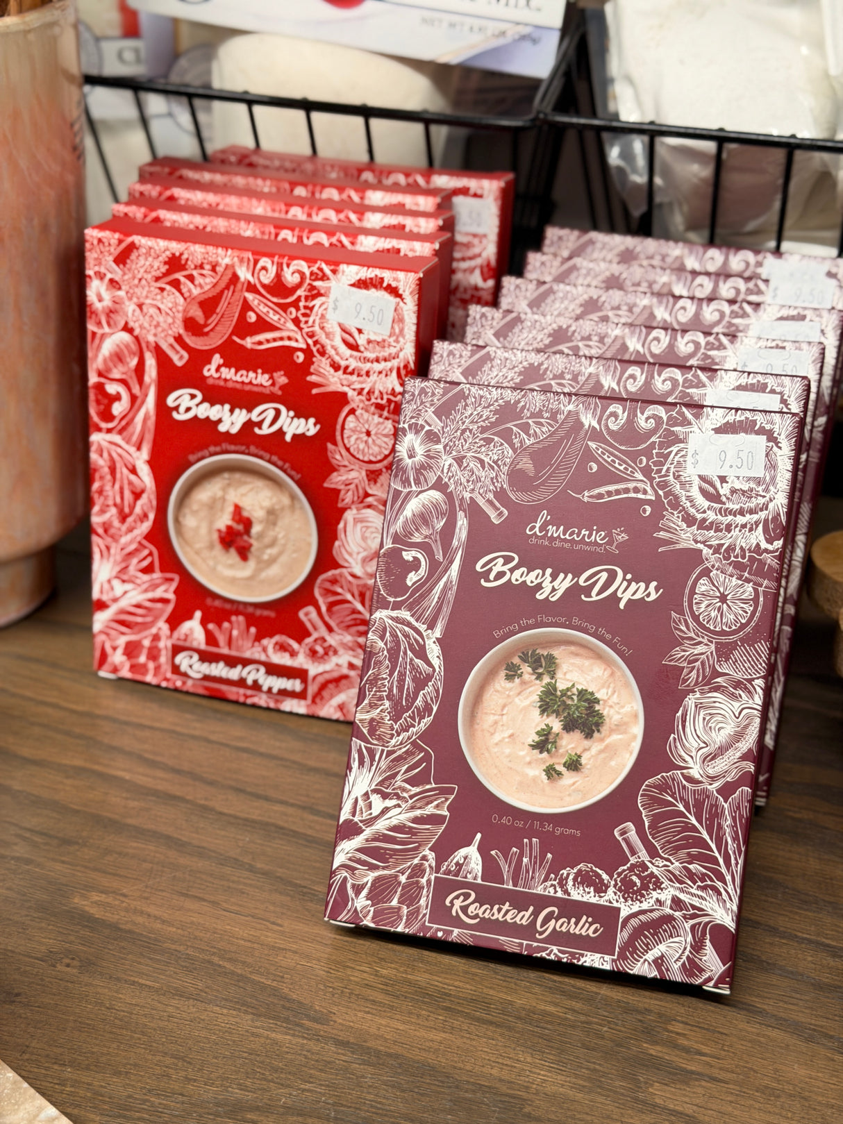 Roasted Garlic Boozy Dip