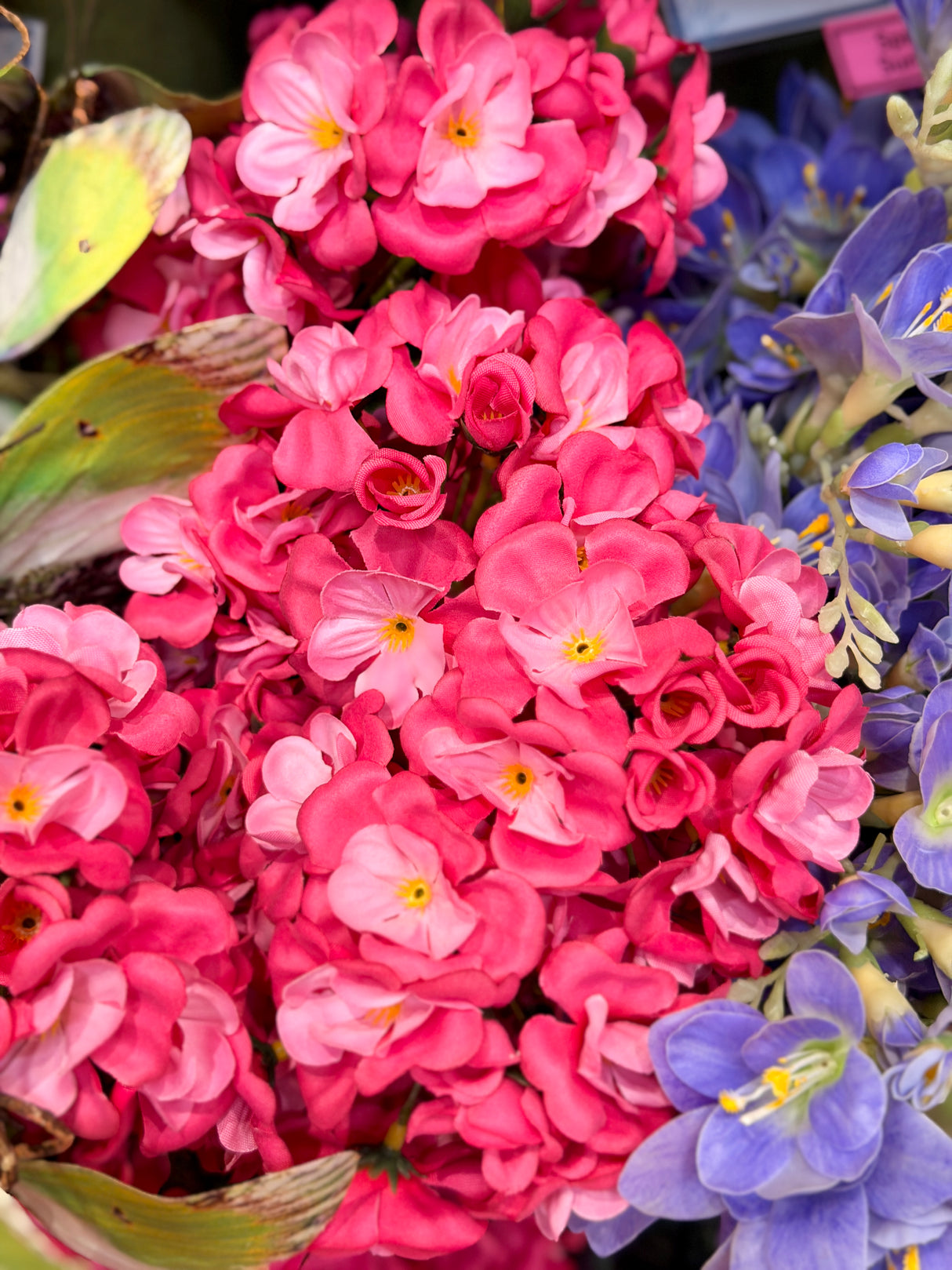 New Day Fuchsia Geranium Spray