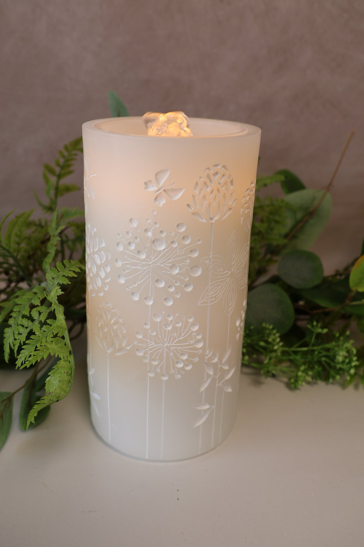Dandelion Fountain Candle