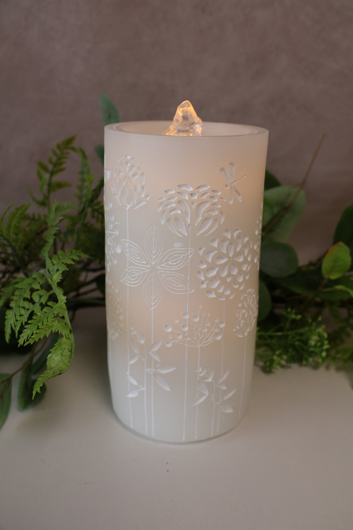 Dandelion Fountain Candle