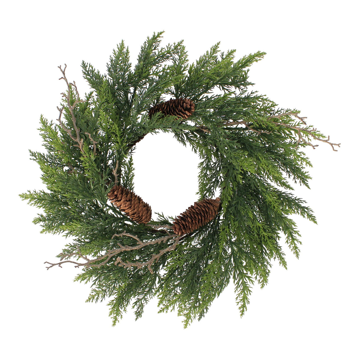 18" Calm Cedar Pine Cande Ring