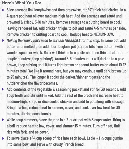 Louisiana Backyard Cajun Gumbo Mix