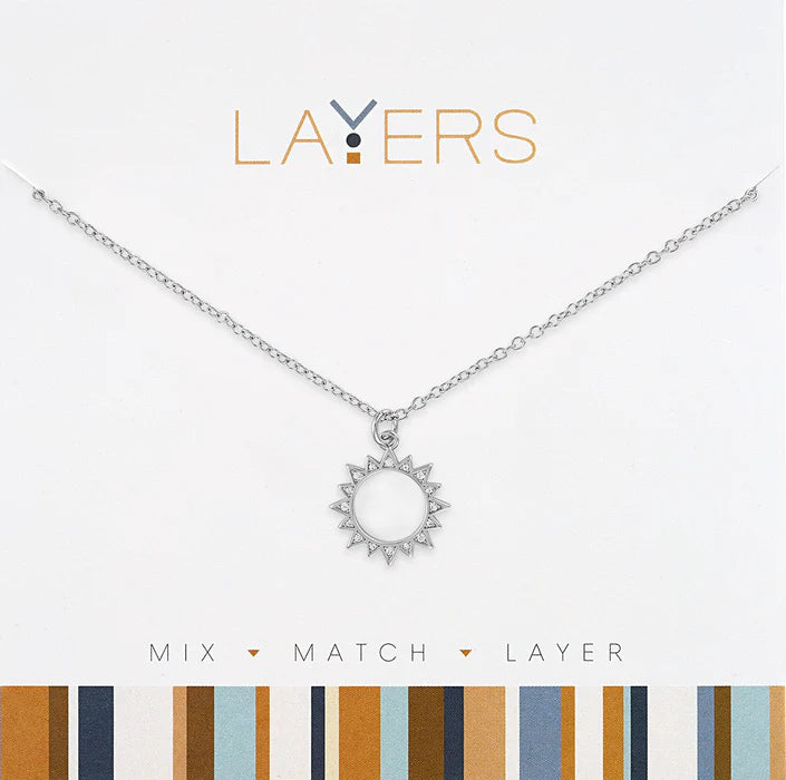 Open Sun Layers Necklace