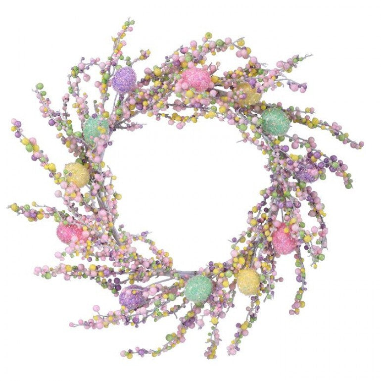 26" Spring Beauty Egg Wreath