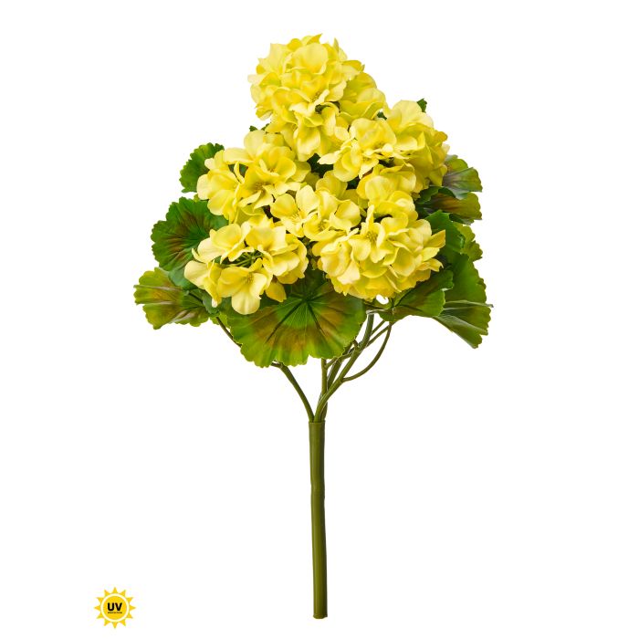 UV Protect Real Touch Yellow Geranium Bush