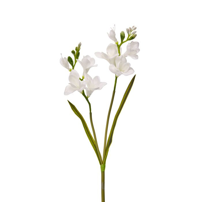 Real Touch White Freesia Spray