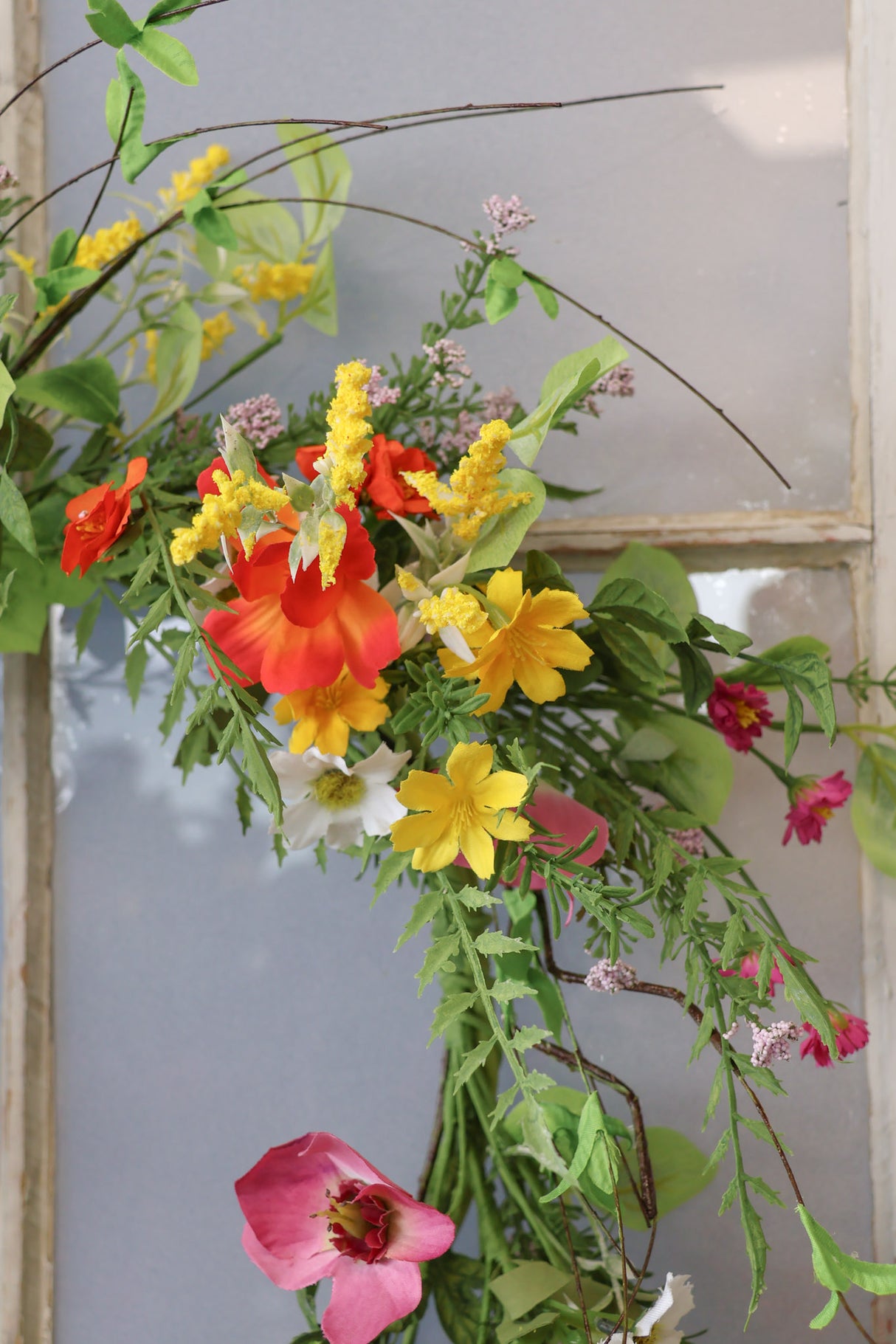 22" Wild Flower Wreath