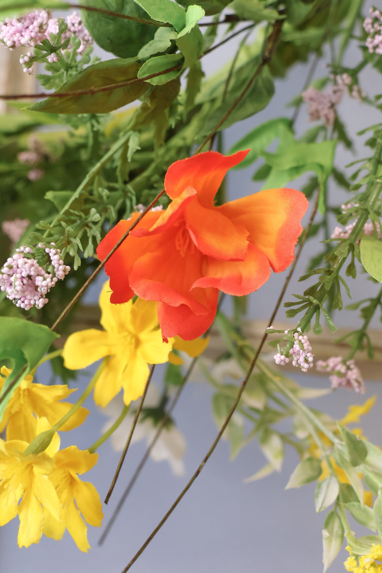 22" Wild Flower Wreath