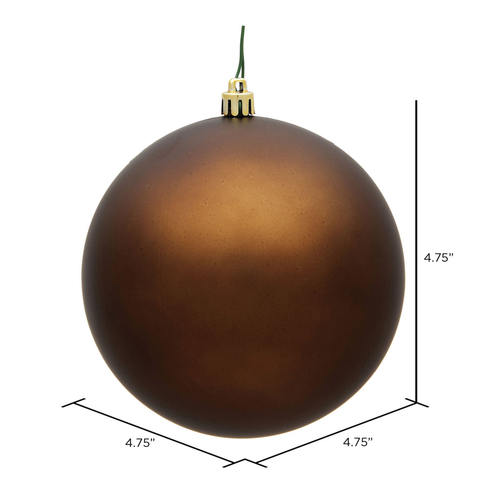 4.75" Mocha Matte Ball UV 4/Bag