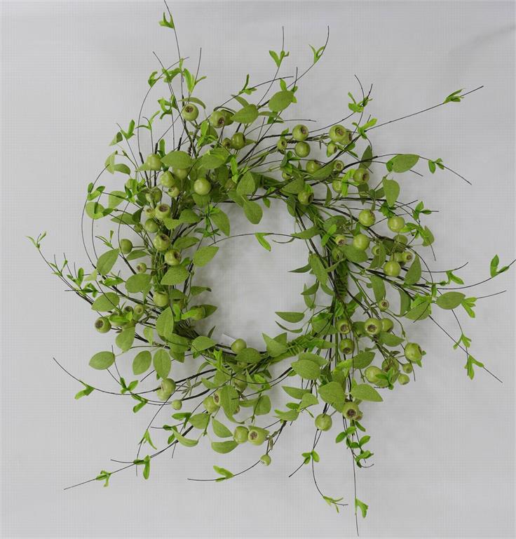 24" Crater Berry Twig Wreath