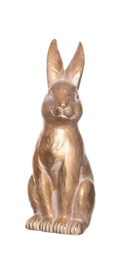 Resin Bronze Bunny Decor -3 Styles