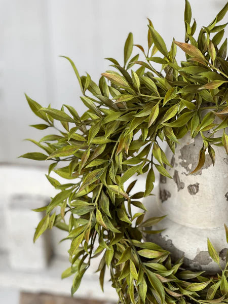 12" Smilax Candle Ring