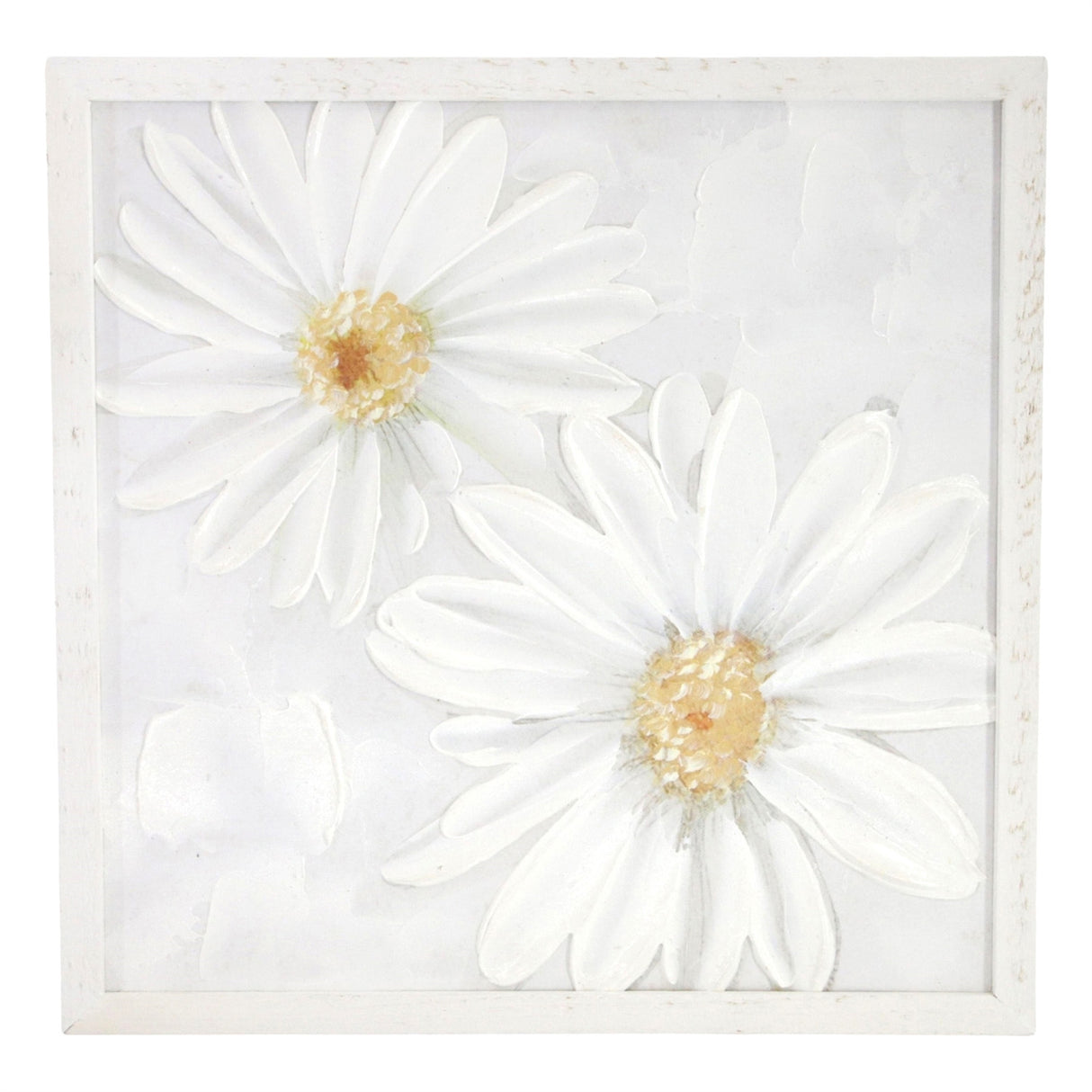 Square Double Daisy Art