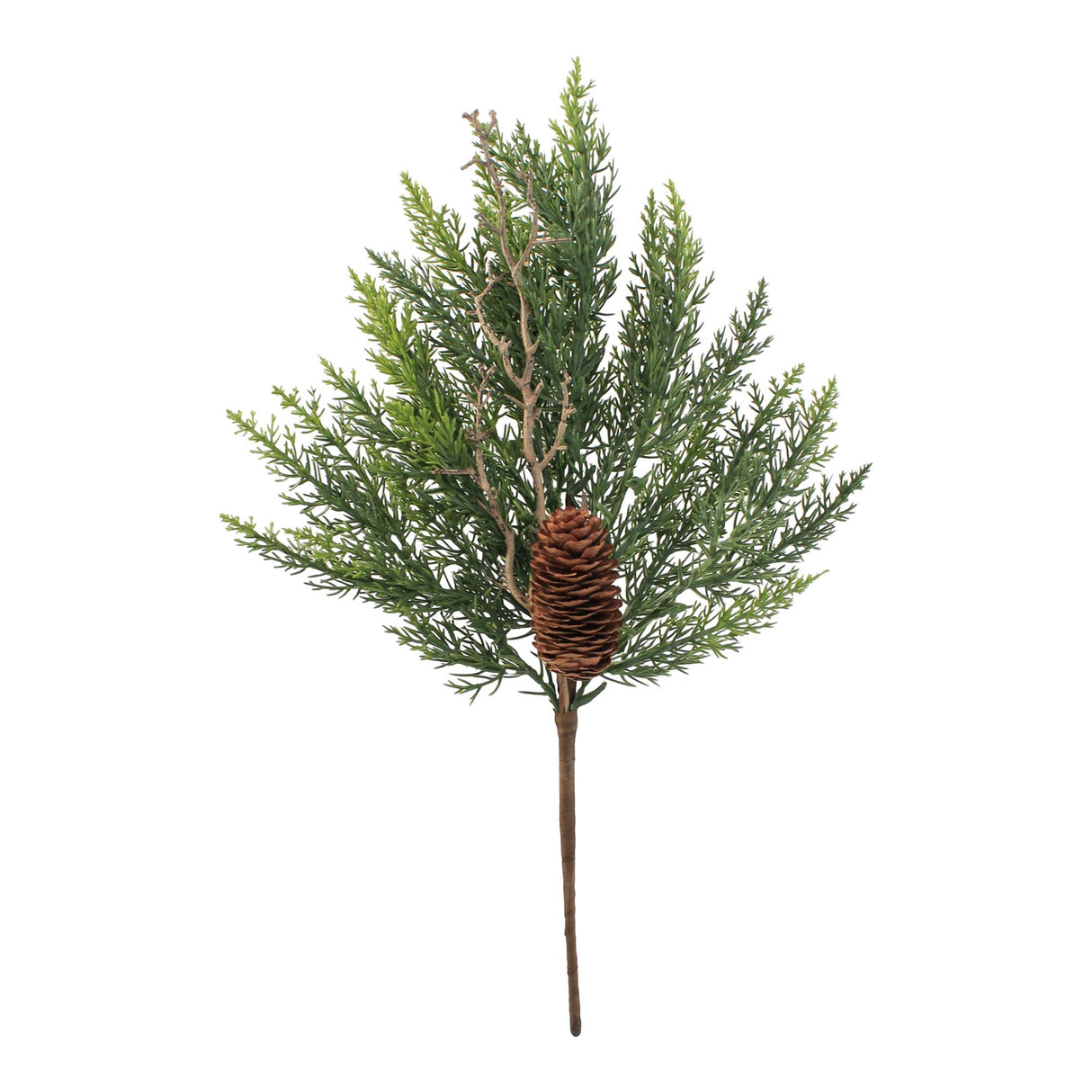 Calm Cedar Pine Pick