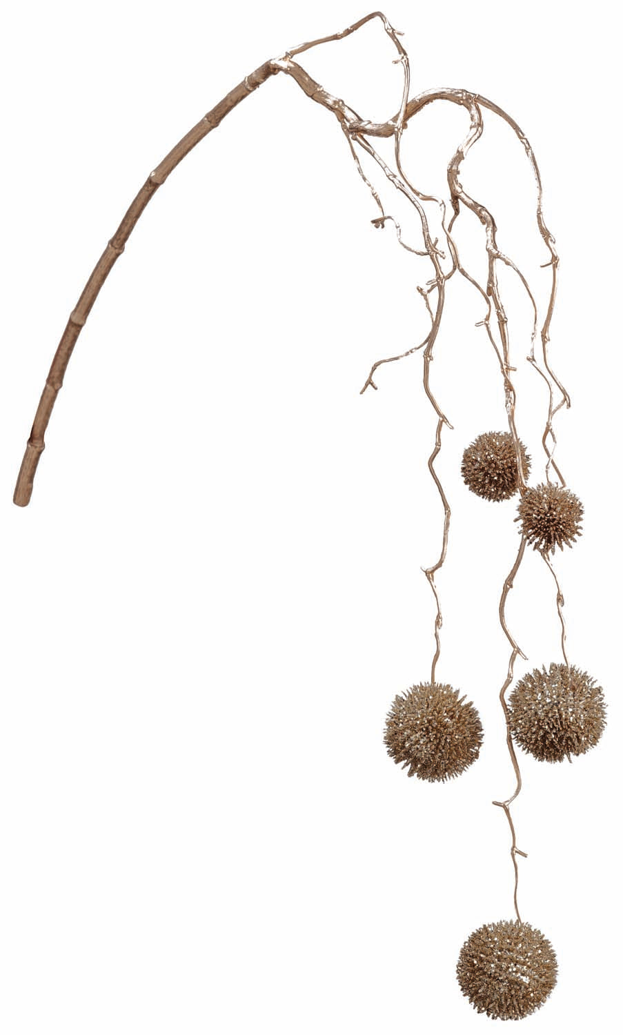 Glitter Thistle Hanging Spray