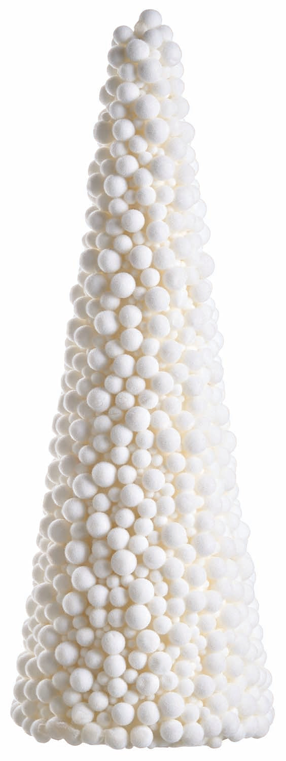 16" Pompom Cone Topiary Tree