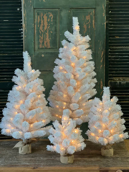36" Lighted Winter Palette Tree