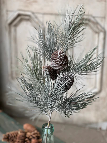 Frosted Emperor Pine Spray