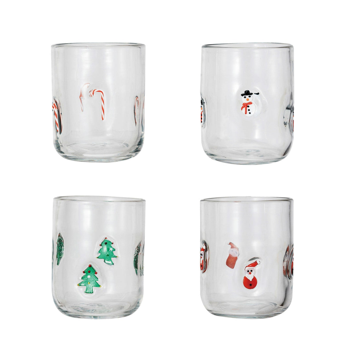 Seaonal Joy Drinking Glass - 4 Styles