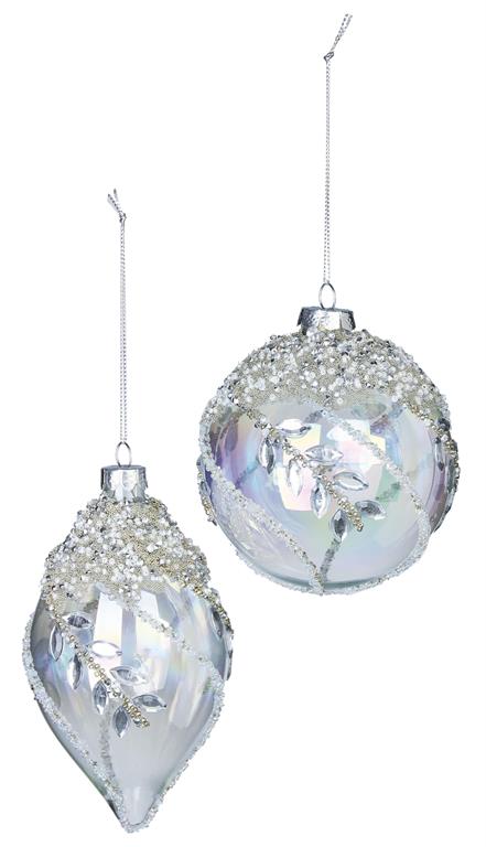 Iridescent Sequin Ornament - 2 Sizes