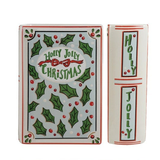 Ceramic Holiday Book Shaped Vase - 4 Styles