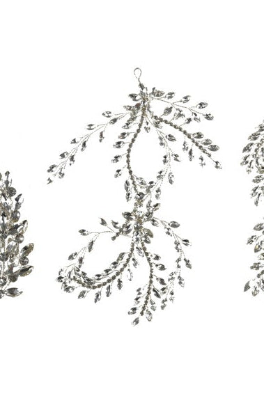 Acrylic & Wire Jeweled Ornament - 6 Styles