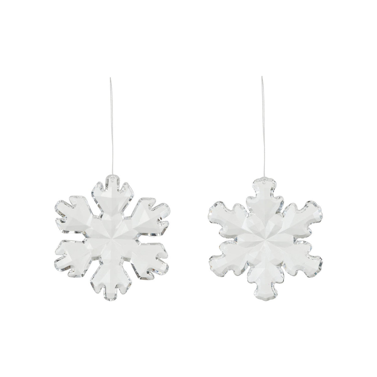 Acrylic Snowflake Ornament - 2 Styles