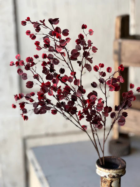 Rushing Red Leaves Spray