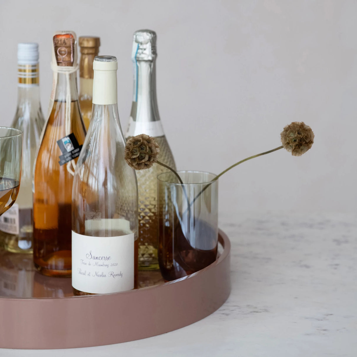 Lacquered Round Trays - 2 Sizes