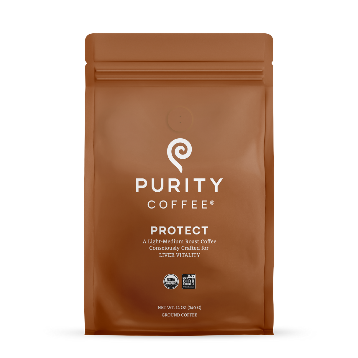 PROTECT: Light-Medium Roast *Ground* Coffee - 12oz Bag