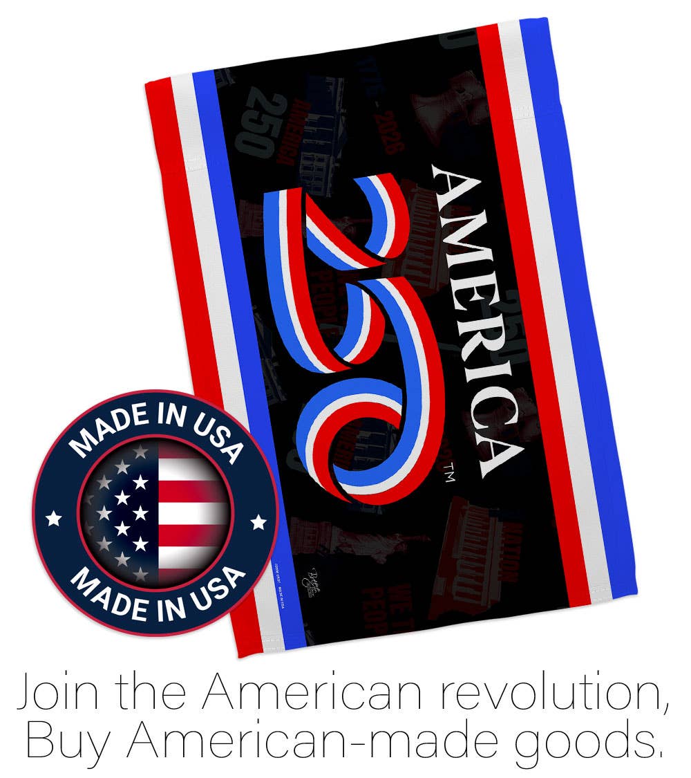 America 250 Garden Flag