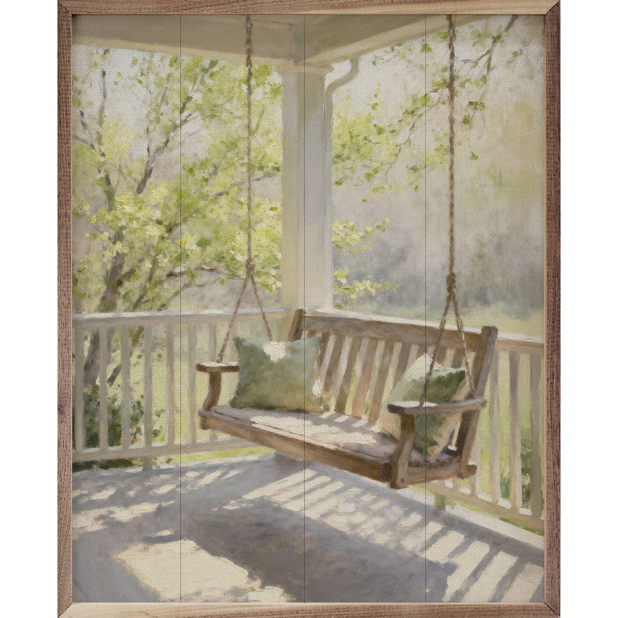 Just A Swinging Wood Art
