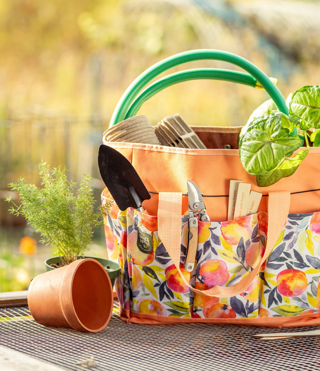 Seed & Sprout Gardening Tote Bag - 4 Colors