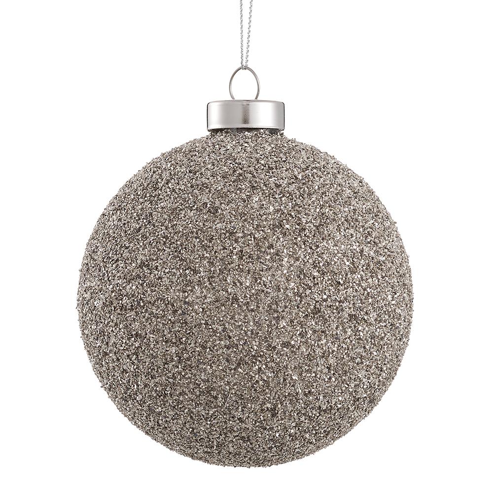Deck the Halls Glass Ornament