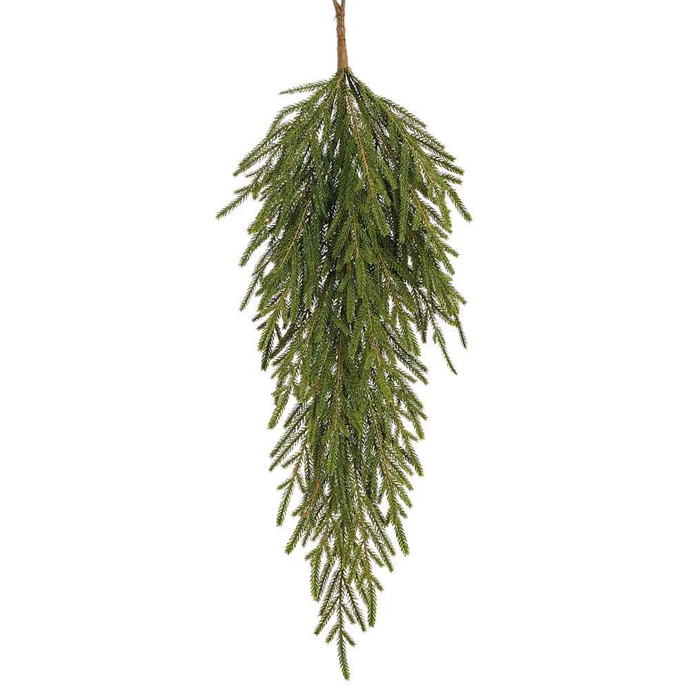 36" Real Touch Olive Cypress Teardrop