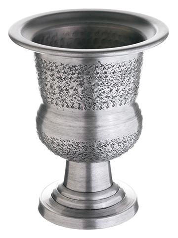 Silver Aluminum Urn