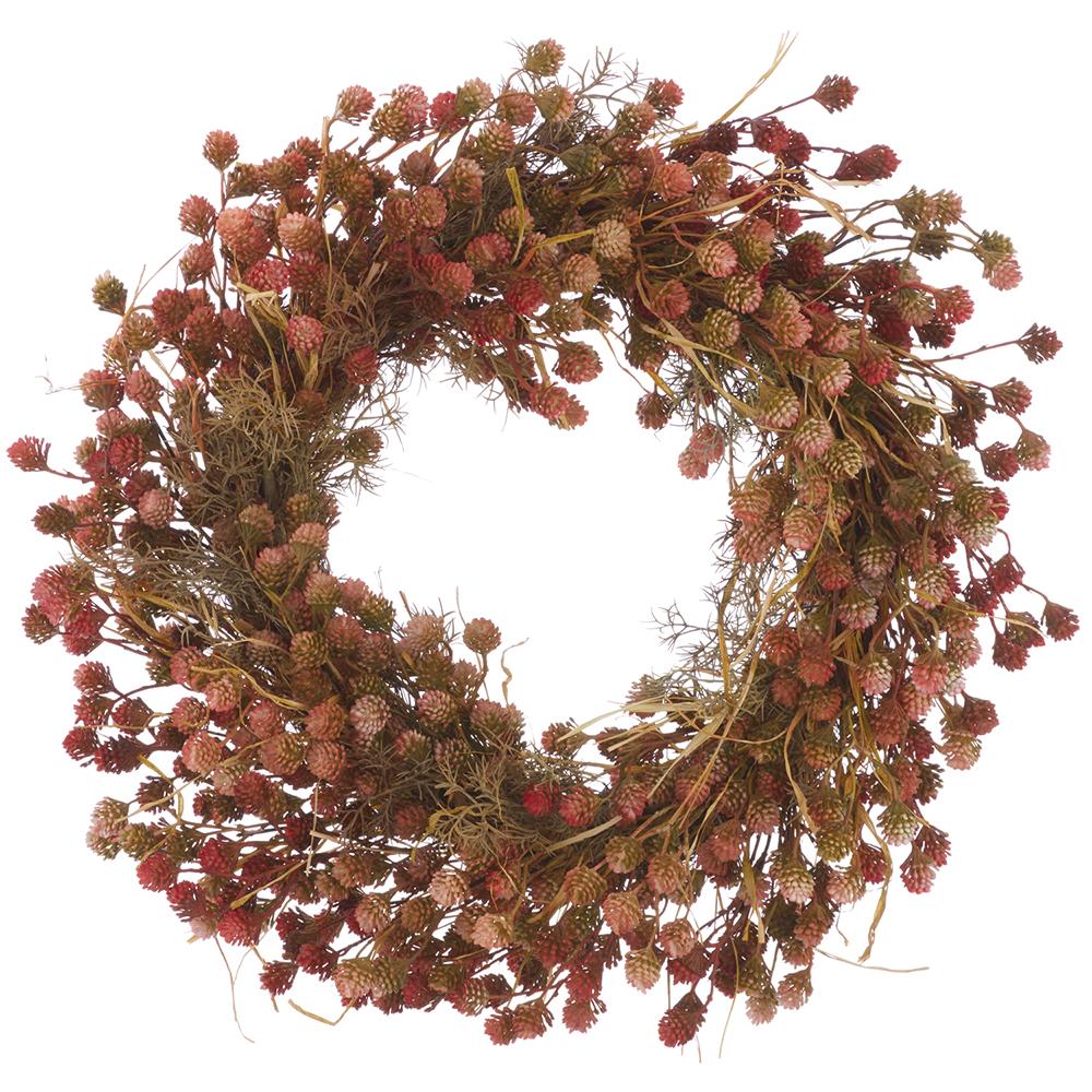 24" Mauve Thistle Wreath